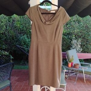 Calvin Klein Taupe Midi Dress